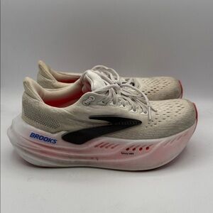 Brooks GLYCERIN MAX Women's 7 Cream and Black Athletic Shoes s5